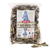 Polkadog cod skins packaging photo showing a simple, single-ingredient dog treat from Alaska