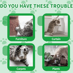 Ponal cat deterrent mesh bags for easy, discreet placement.