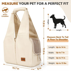 PONEISH carrier in cotton padding for lightweight comfort on outings.