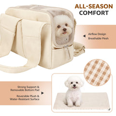 PONEISH structured bottom prevents sagging for pet safety.