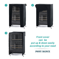 PONY DANCE open-front panel for easy light adjustment and access