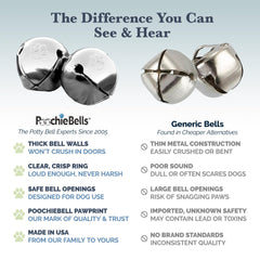 PoochieBells 26-inch loop fits most doors for flexible placement