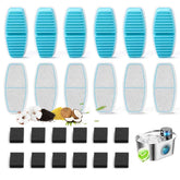 POOEKEN official B3 filter pack for cat fountain improves water cleanliness.
