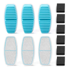 POOEKEN pre-filter sponges with filters to extend main filter life.