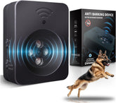 Poosejzl anti barking device outdoors with 50ft range for yard training.