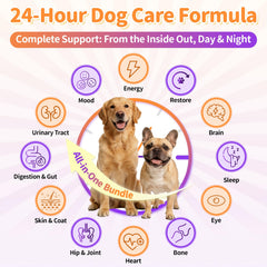Poppaw Day formula meal topper blends smoothly with kibble for daytime energy