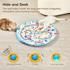 Potaroma ball hidden inside cloth bag for hide-and-seek play