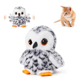 Potaroma flapping owl toy animated by touch for interactive play.