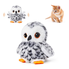 Potaroma flapping owl toy animated by touch for interactive play.