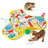 Potaroma interactive cat feather toy promotes active play with a moving feather.