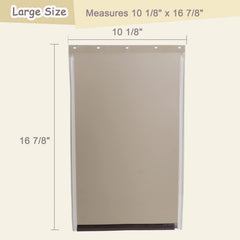 Poweka PAC11-11039 replacement flap shows five top-hole adjustments for a secure fit