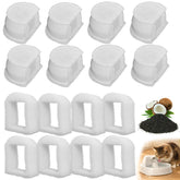 Poweka foam filter for pet fountain traps hair for smoother flow.