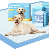 Powools 75-pack XX-Large puppy pad 38x28 inches for easy house training.