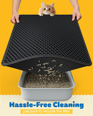 Powools non-slip backing keeps mat in place during use.