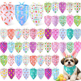 Preboun Easter dog bandanas display in 25 styles for festive outfits.