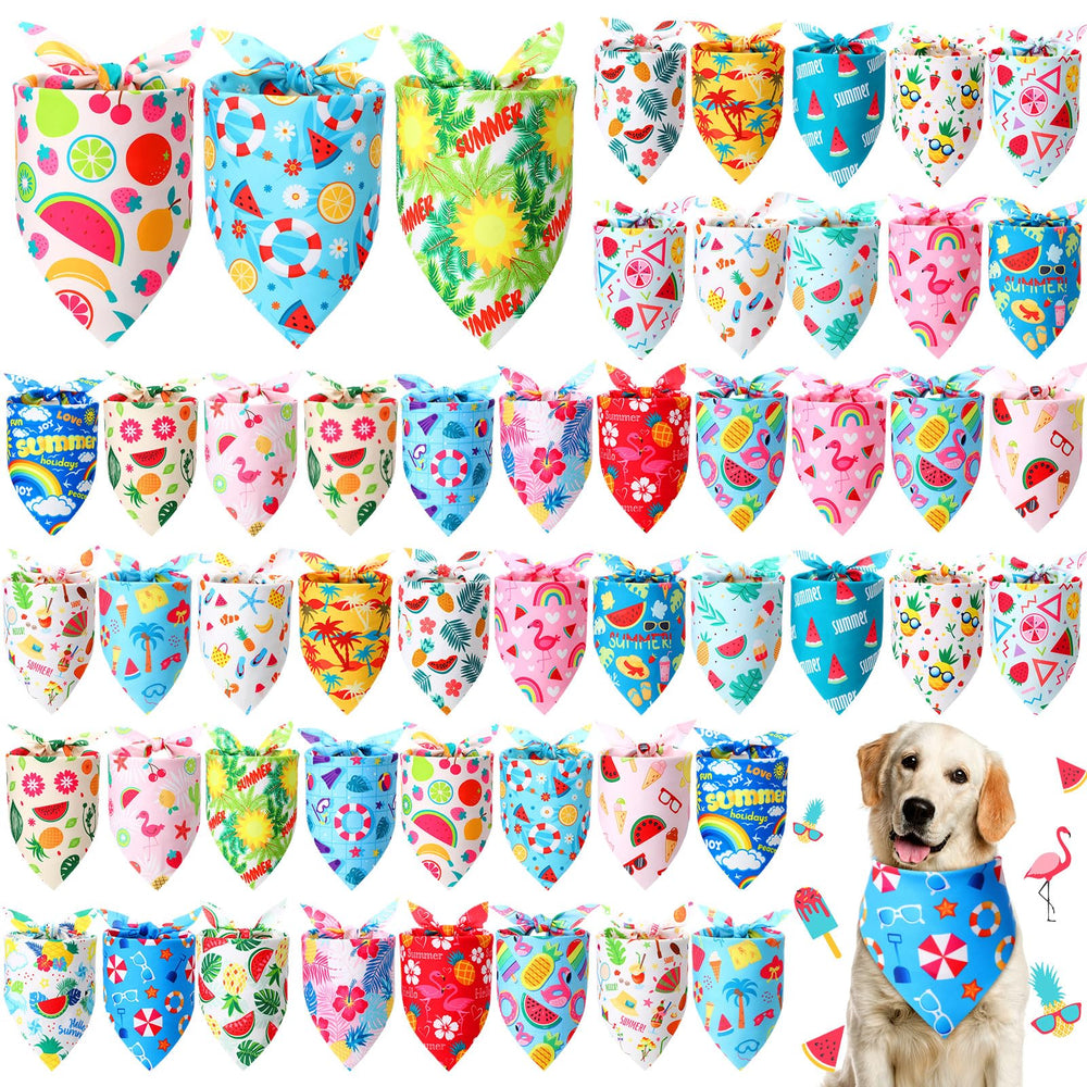 Preboun watermelon design bandana for dogs, cool summer accessory