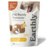 Presidio Earthly Pill Buddy Naturals banana packaging shows a fresh look for easy pill time