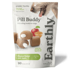 Presidio Pill Buddy Naturals apple-recipe treats hiding pills for dogs on the go.