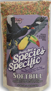 Pretty Bird International Softbill Select Fructose 3lb packaging showing easy 3 lb bags.