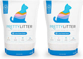 PrettyLitter health-monitoring litter shows lotus color cues for potential urinary health changes.
