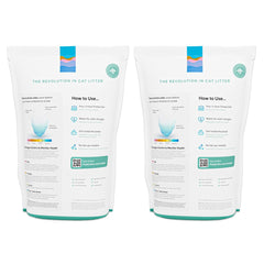 PrettyLitter non-clumping silica litter is lightweight and easy to scoop