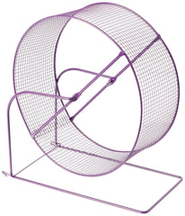 PH Prevue Hendryx wire mesh ferret wheel for guinea pigs; promotes safe exercise inside cages.