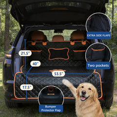Front mesh ventilation keeps pets cool with clear visibility