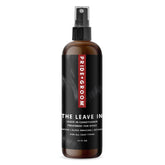 Pride and Groom Leave In bottle close-up shows detangling for all coat types.