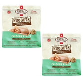 Primal Pet Foods chicken nuggets pack-2 shows two 14-ounce pouches for convenient meals.