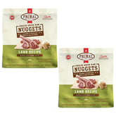 Primal Freeze Dried Lamb Nuggets pack on shelf offering convenient raw nutrition.