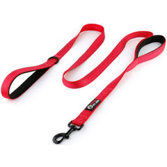 Primal Pet Gear dog leash 6ft dual-handles for controlled walking and quick control