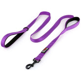 Primal Pet Gear dog leash 6ft dual handles for versatile control during walks.