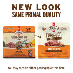 Primal Pronto Mini Nuggets beef served in a bowl for a complete meal