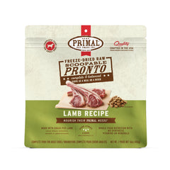 Primal Pronto Mini Nuggets Lamb scoop and serve; convenient complete meal.