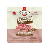 Primal Pronto Mini Nuggets Pork bag front—shelf-stable feeding option.