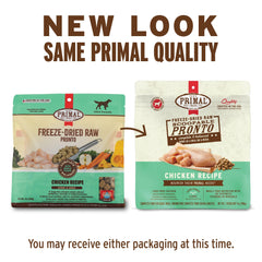 Primal Pronto Mini Nuggets rehydration bowl supports easy serving and hydration