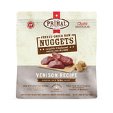Primal Venison Freeze-Dried Nuggets in a bowl, ready-to-serve complete meal