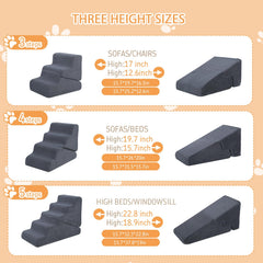 PrimePATIO foldable dog stairs are easy to store when not needed.