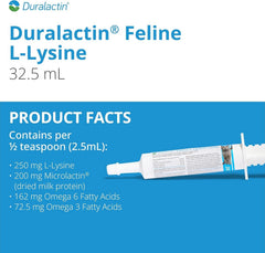 PRN Duralactin feline paste chicken flavor appeals to cats during administration.
