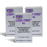 PRN Liqui-Tinic 4X bottle front view confirms iron and B vitamin focus