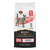 Purina Pro Plan Veterinary Diets DM cat kibble closeup showing lean body mass support