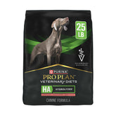 Pro Plan Veterinary Diets HA hydrolyzed salmon flavor bag front for easy daily feeding.