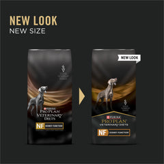 Purina Pro Plan NF kidney function dry kibble closeup showing texture and formula balance