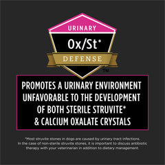Purina Pro Plan Veterinary Diets Urinary Ox/St formula with antioxidants supports canine wellbeing.