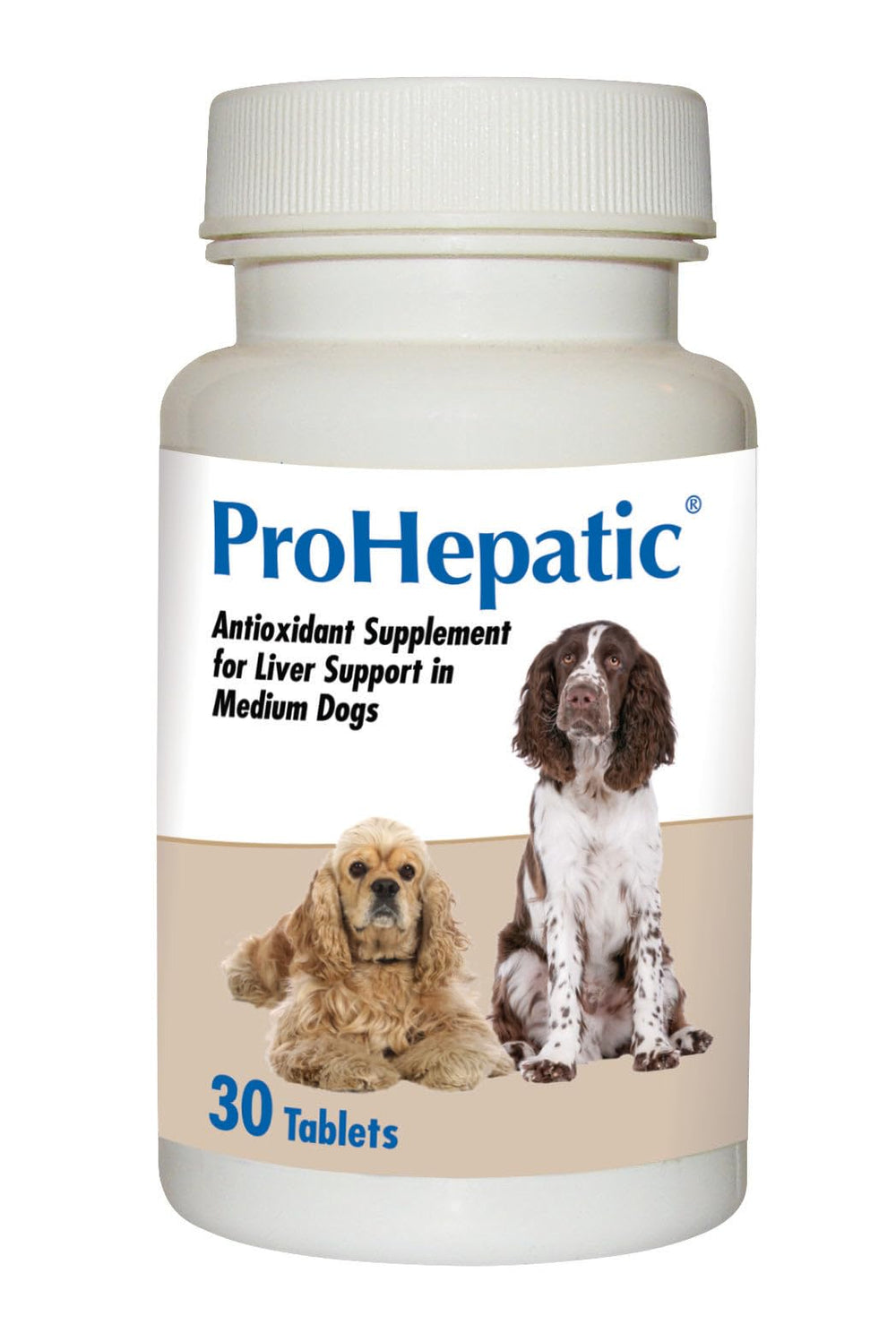 Prohepatic liver support dog tablet for medium to large dogs supports liver health.