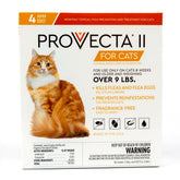 Provecta II orange packaging for large cats over 9 lbs with four-dose supply.