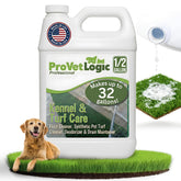 ProVetLogic Kennel Care floor cleaner bottle brightens concrete floors without harsh bleach
