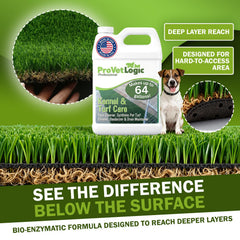 ProVetLogic odor elimination effect reduces kennel smells and keeps areas fresh.