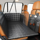 PROZAR dog car seat cover on back seat offers full protection and comfort.
