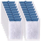 Pryitier 16-pack filter cartridge for Whisper compatibility enhances filtration for clear aquarium water.